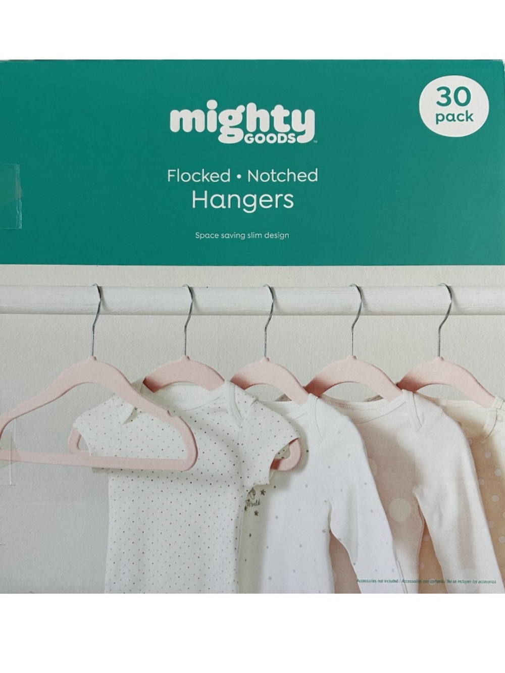 Mighty Goods Flocked Notched Hangers